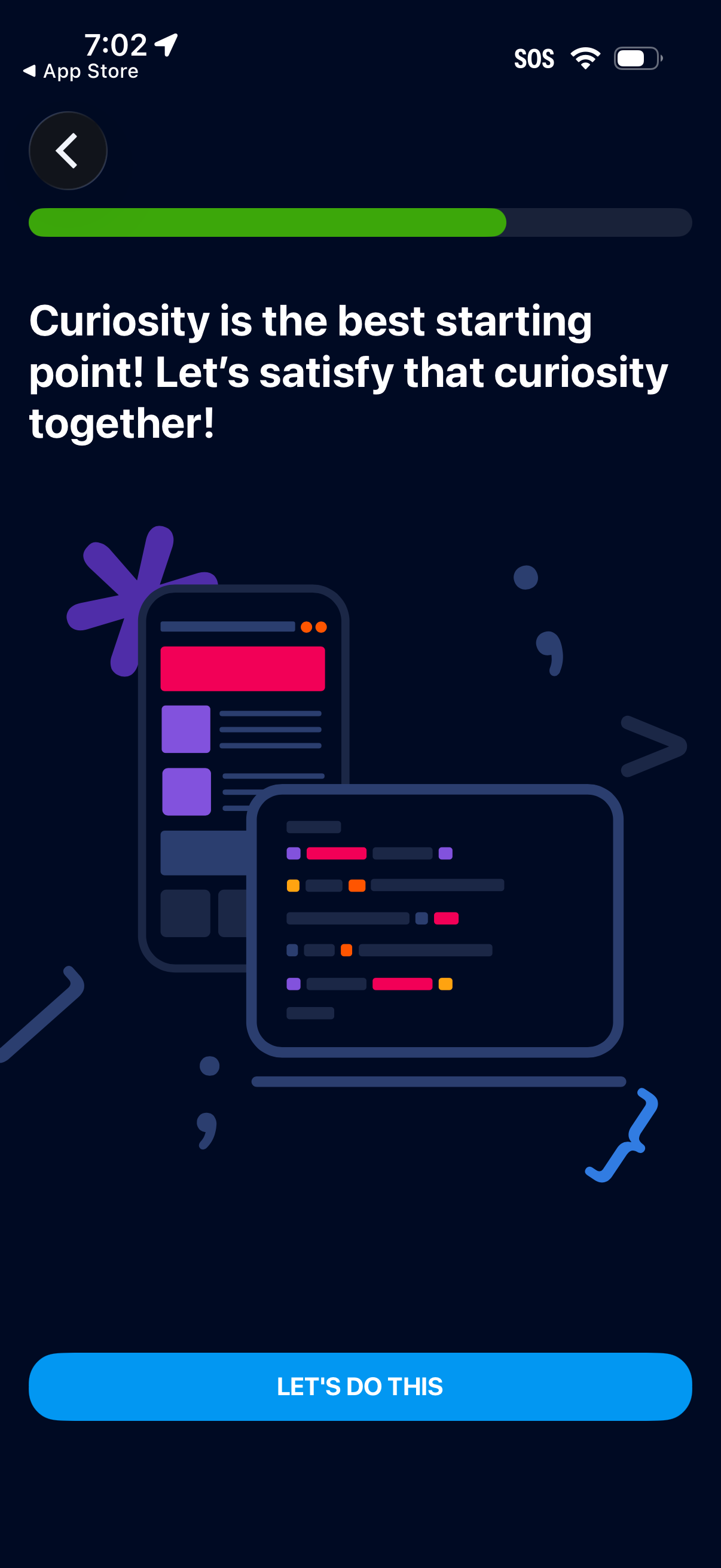sololearn onboarding screenshot